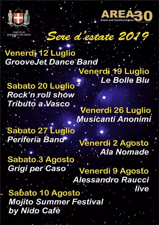 sere d'estate 2019